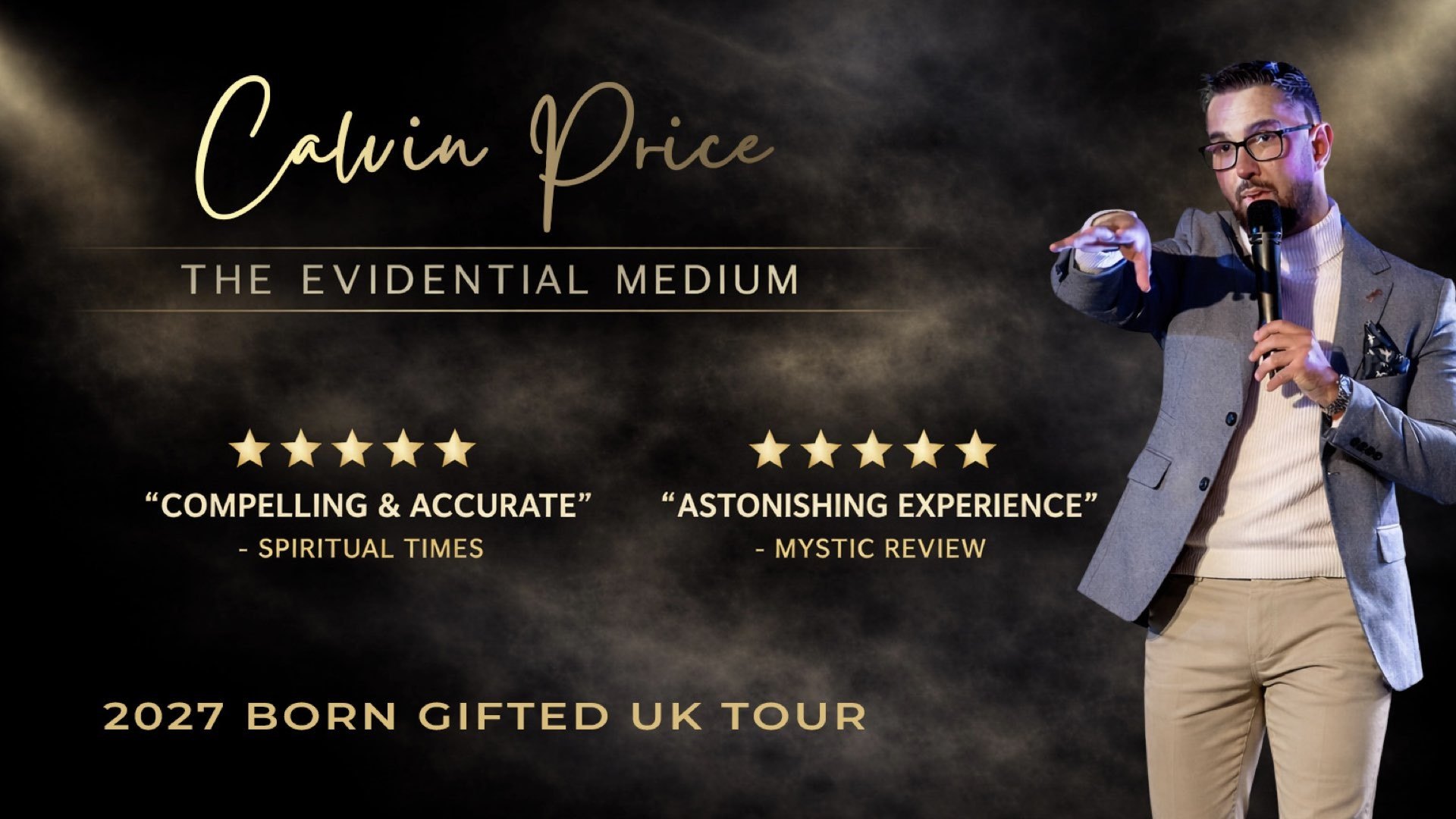 An Evening of Spirit Communication with Calvin Price – The Evidential Medium